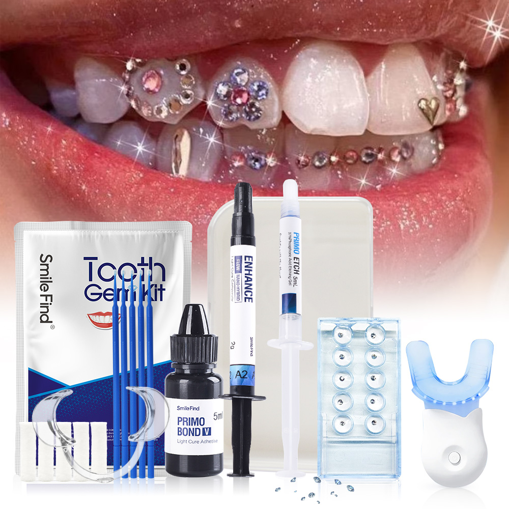 Tooth Gem Kit - Diy 치아 보석 키트 다이아몬드 접착제