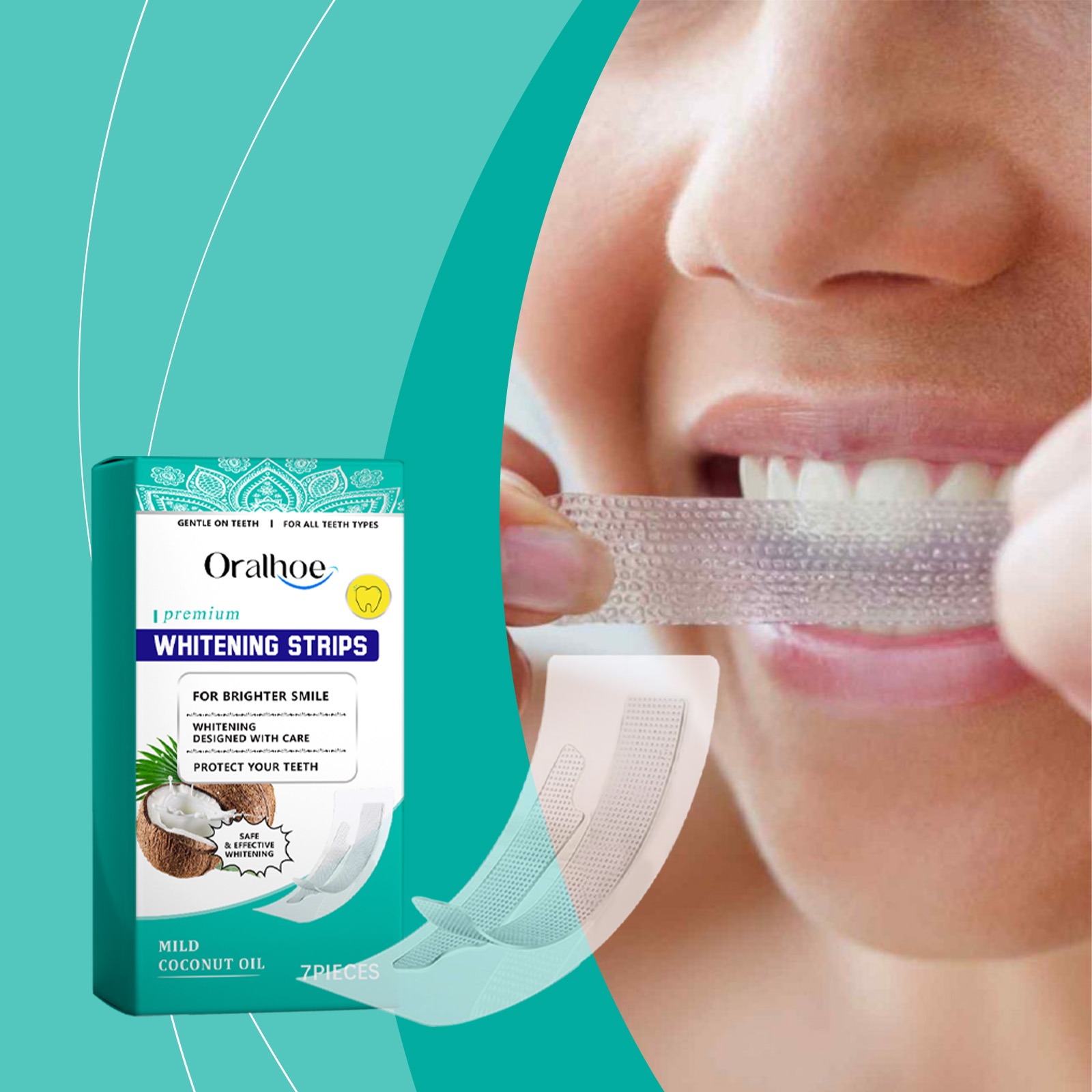 Teeth Whitening Opalescence - 치아 미백 스트립 치아 얼룩 제거