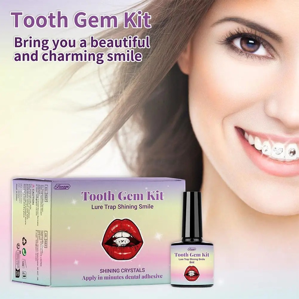 Tooth Gem Kit - DIY 치아 보석 키트 투명한 보석