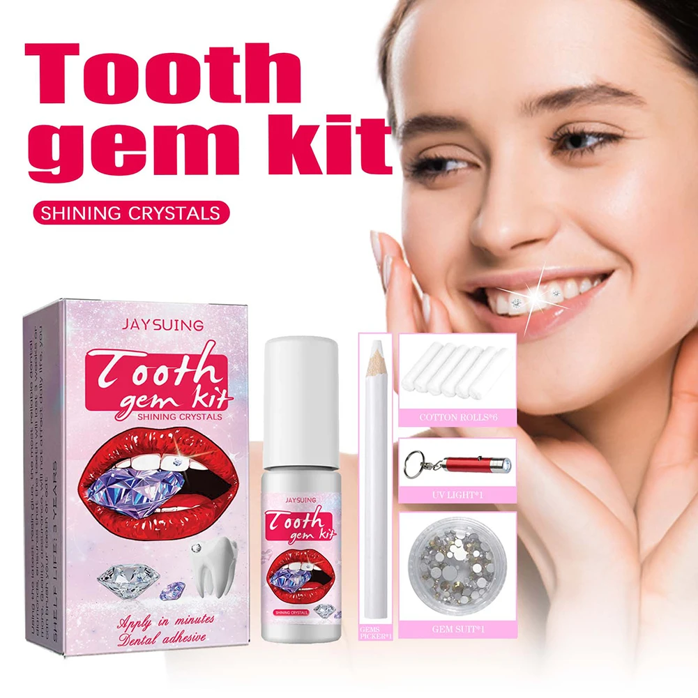 Tooth Gem Kit - DIY 치아 보석 키트, 경화 조명