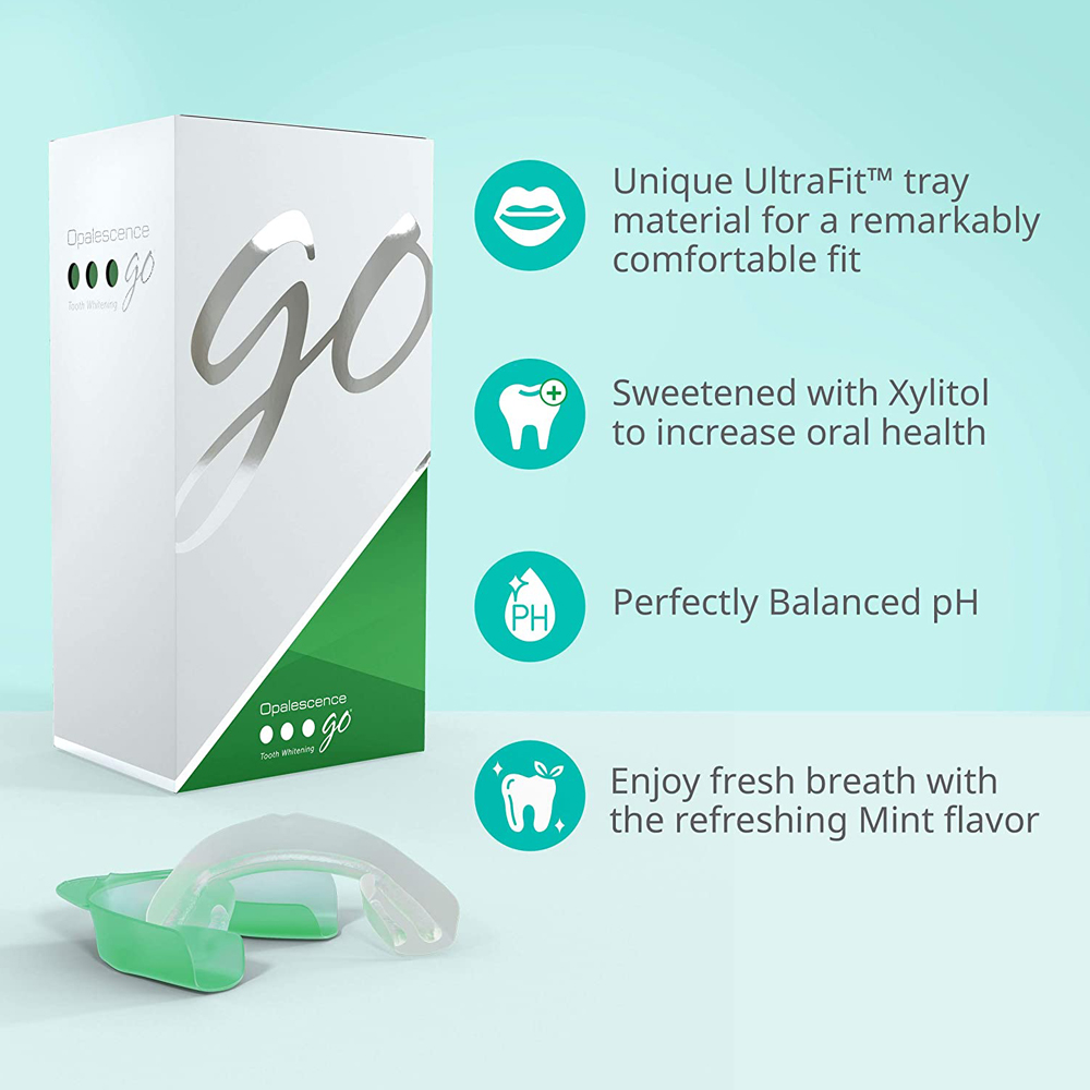 치아 미백용 과산화 수소, 유백광 고 프리필 트레이,  - Teeth Whitening Opalescence 리뷰 및 가격