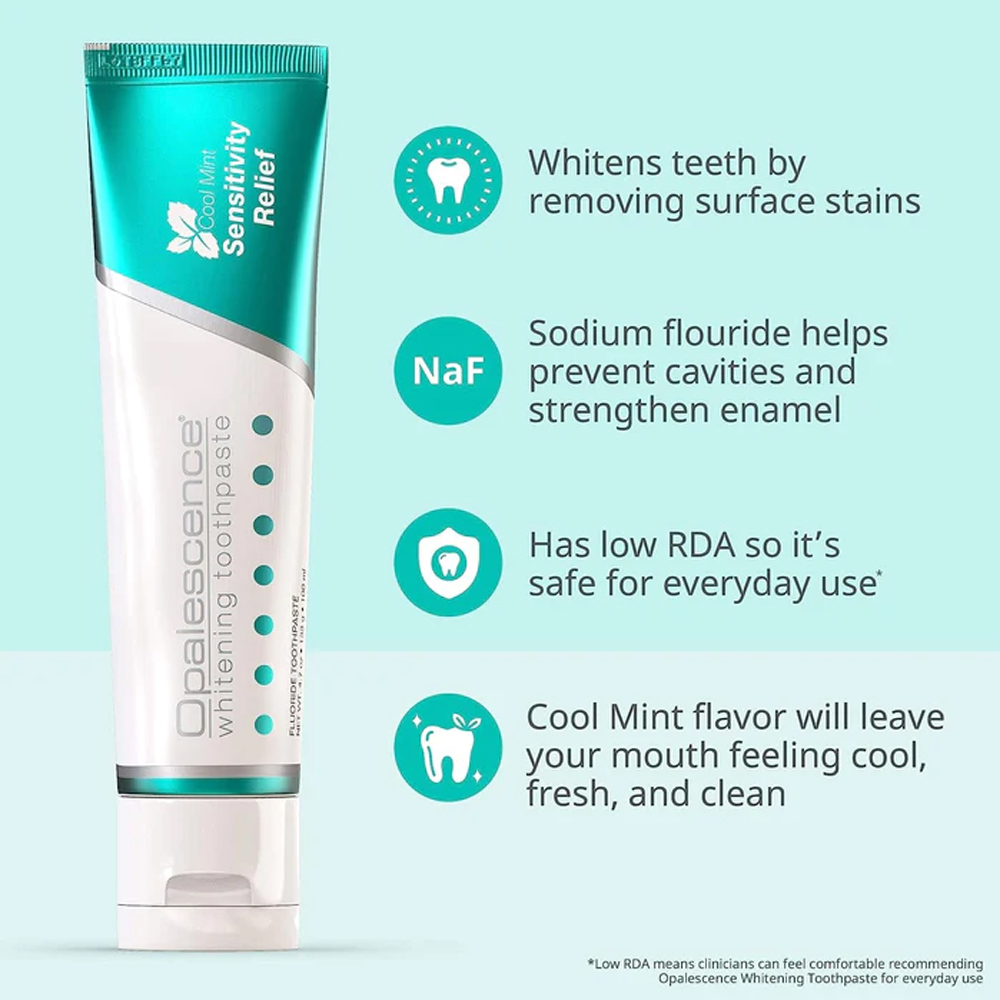 민감한 미국식 유광 미백 치약, 113g 4.7 Oz  - Teeth Whitening Opalescence 리뷰 및 가격