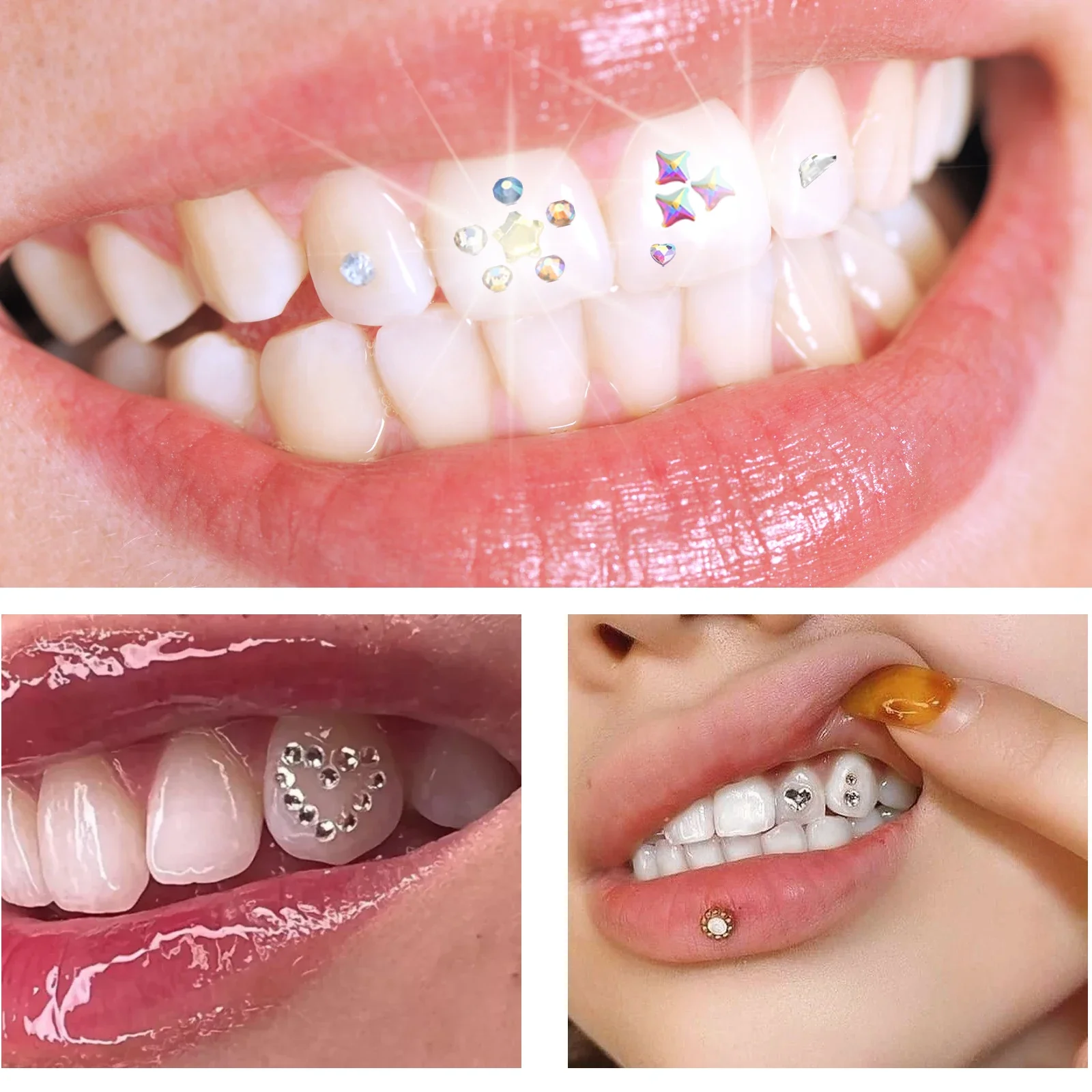 치아 장식 키트 DIY 치아 보석 키트 접착제 및 라이 - Tooth Gem Kit 리뷰 및 가격