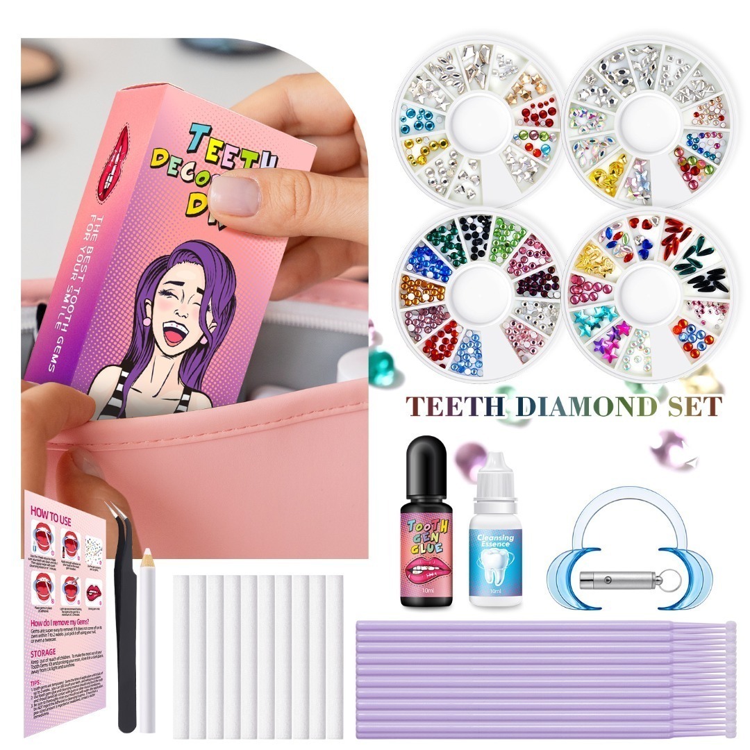DIY 치아 보석 키트 보석 세트 크리스탈 다이아몬드  - Tooth Gem Kit 리뷰 및 가격