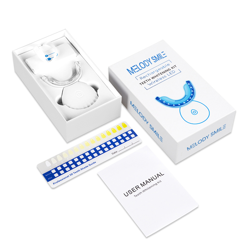 블루 라이트 치아 미백 LED 키트 무선 가정용 미백  - Teeth Whitening Logo 리뷰 및 가격