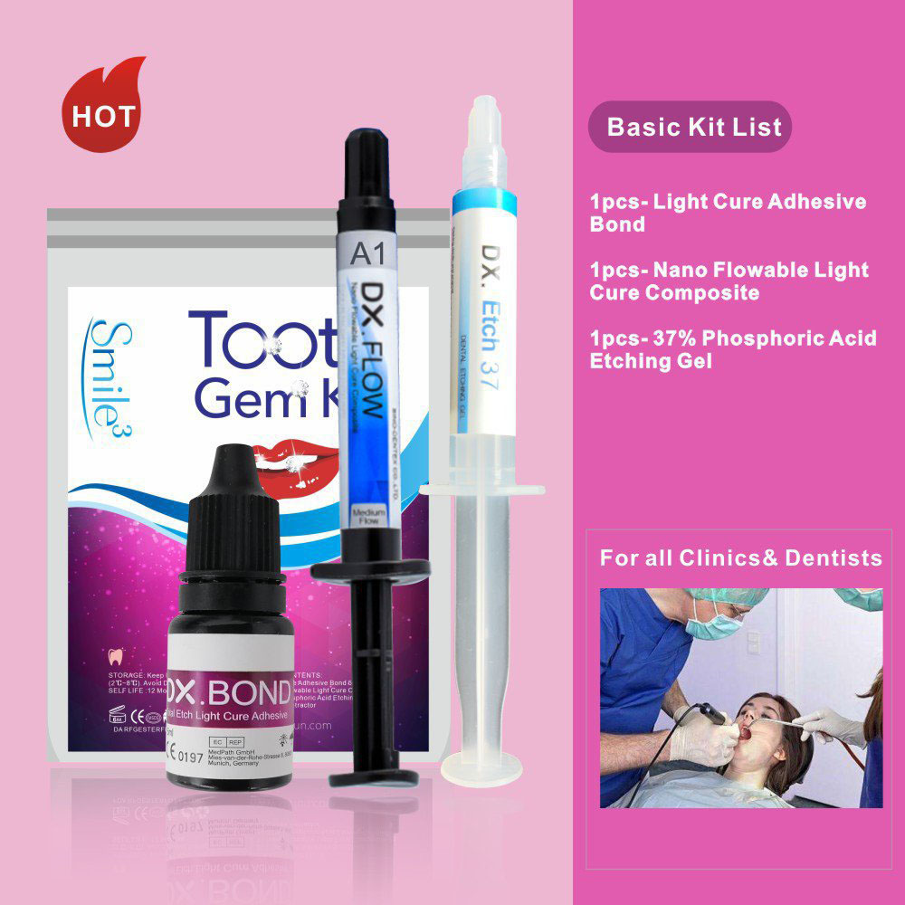 전문가용 DIY 치아 보석 키트, 37% 산성 에칭 젤 - Tooth Gem Kit 리뷰 및 가격