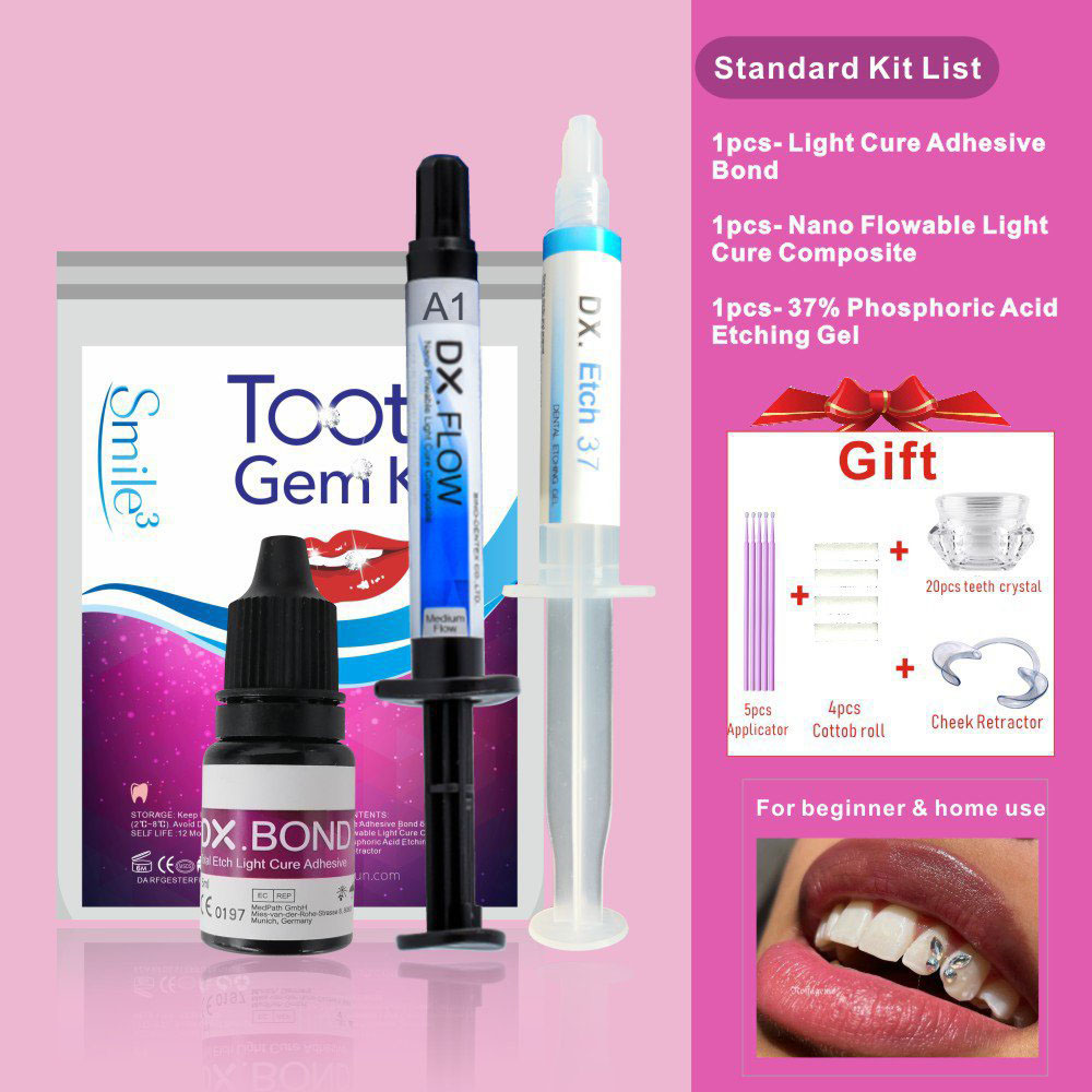 전문가용 DIY 치아 보석 키트, 37% 산성 에칭 젤 - Tooth Gem Kit 리뷰 및 가격