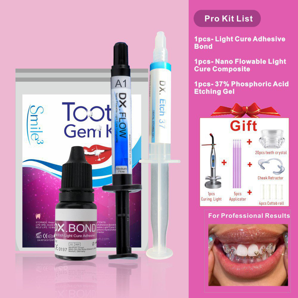 전문가용 DIY 치아 보석 키트, 37% 산성 에칭 젤 - Tooth Gem Kit 리뷰 및 가격