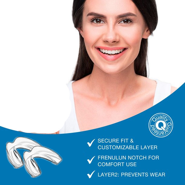 2 치과 구강 위생 치아 연삭 Bruxism 스포츠 운 - Teeth Whitening Logo 리뷰 및 가격