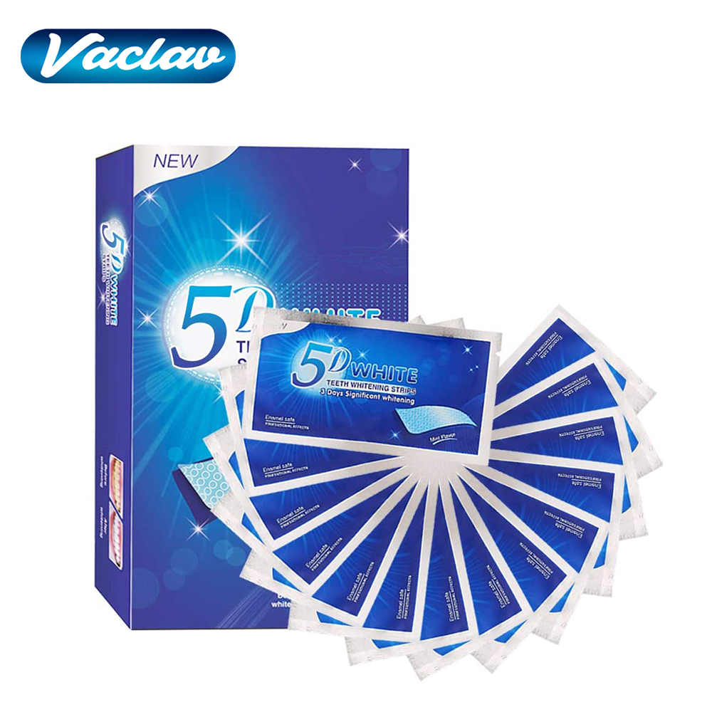 5D 화이트 치아 미백 스트립 미백 젤 화이트 스트립  - Teeth Whitening Gel Peroxide 리뷰 및 가격